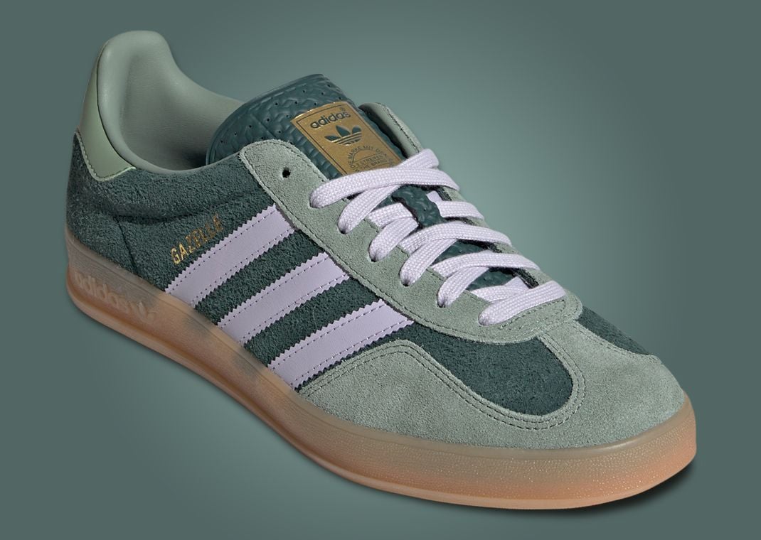 adidas Gazelle Mineral Green Silver Dawn