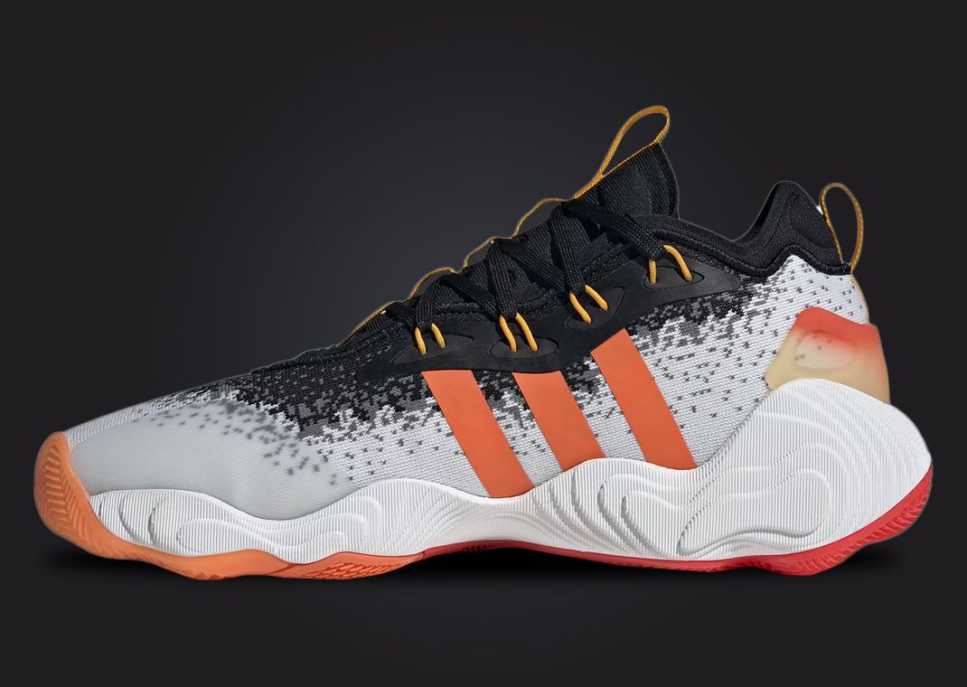 adidas Trae Young 3 Black White Yellow Medial