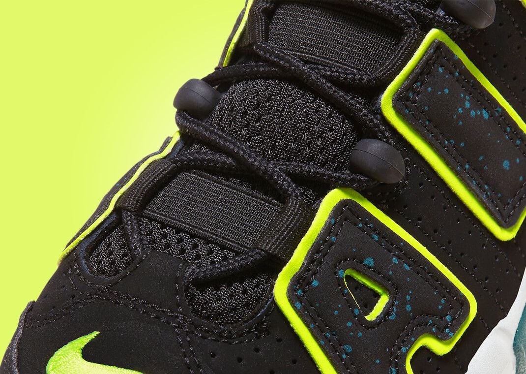 Volt And Geode Teal Highlight The Nike Air More Uptempo Volt And Geode Teal Highlight The Nike Air More Uptempo