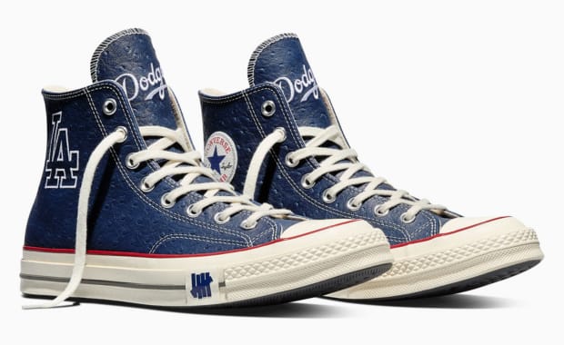Undefeated and the Los Angeles Dodgers Link with Converse for a Pair of Ostrich Chucks