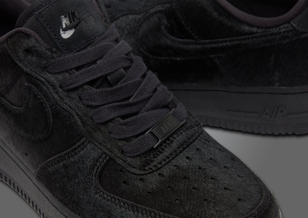 Nike Air Force 1 Low Black Fur (W)