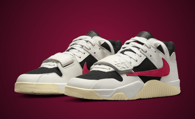 The Travis Scott x Jordan Jumpman Jack TR Sail University Red Releases May 2024