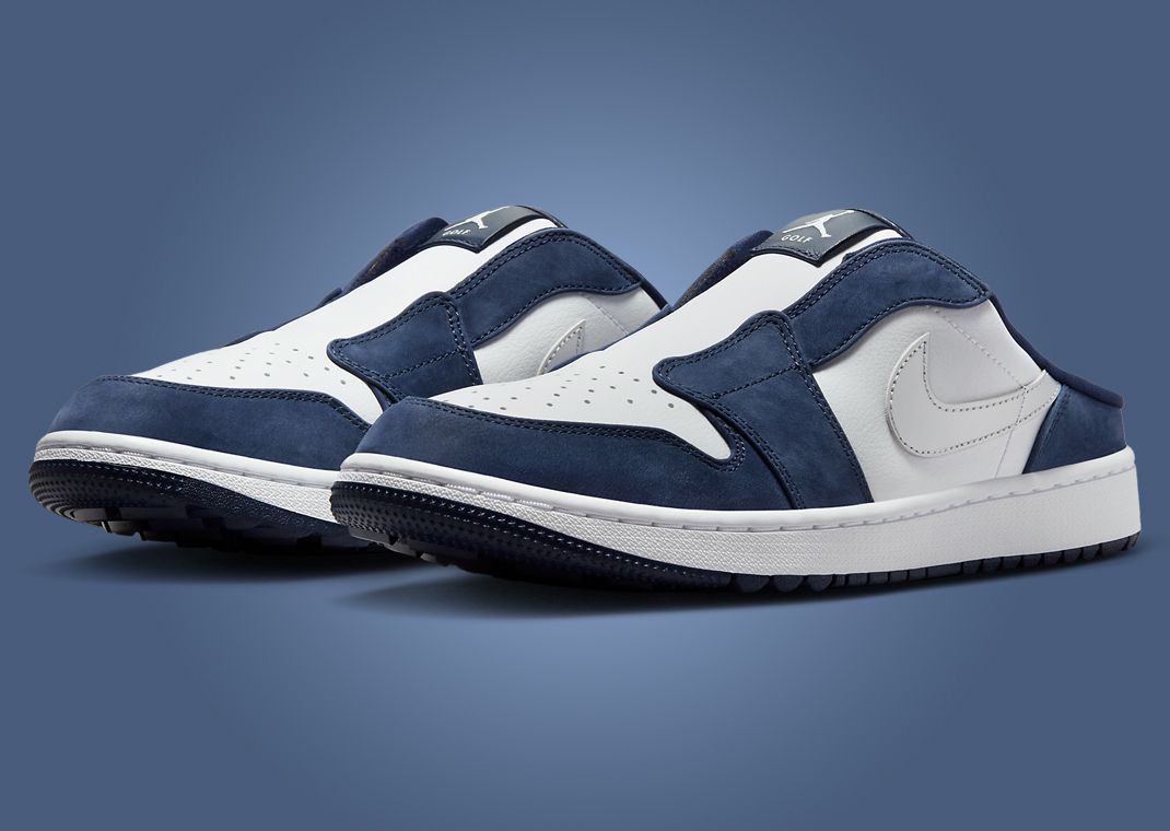 【新品】Nike AirJordan1Low Golf midnightnavy Jordan 1 Retro Low Golf Midnight Navy Men's - DD9315-104 - US