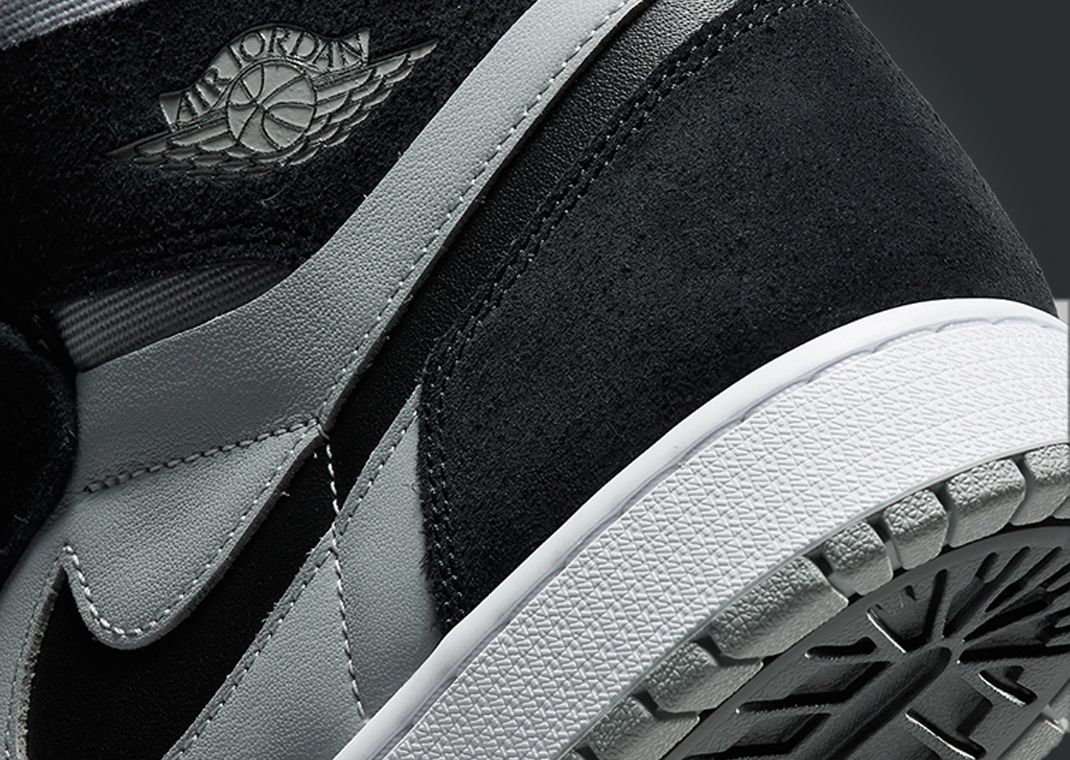 The Air Jordan 1 High Zoom CMFT Gets Outfitted In Black And Grey