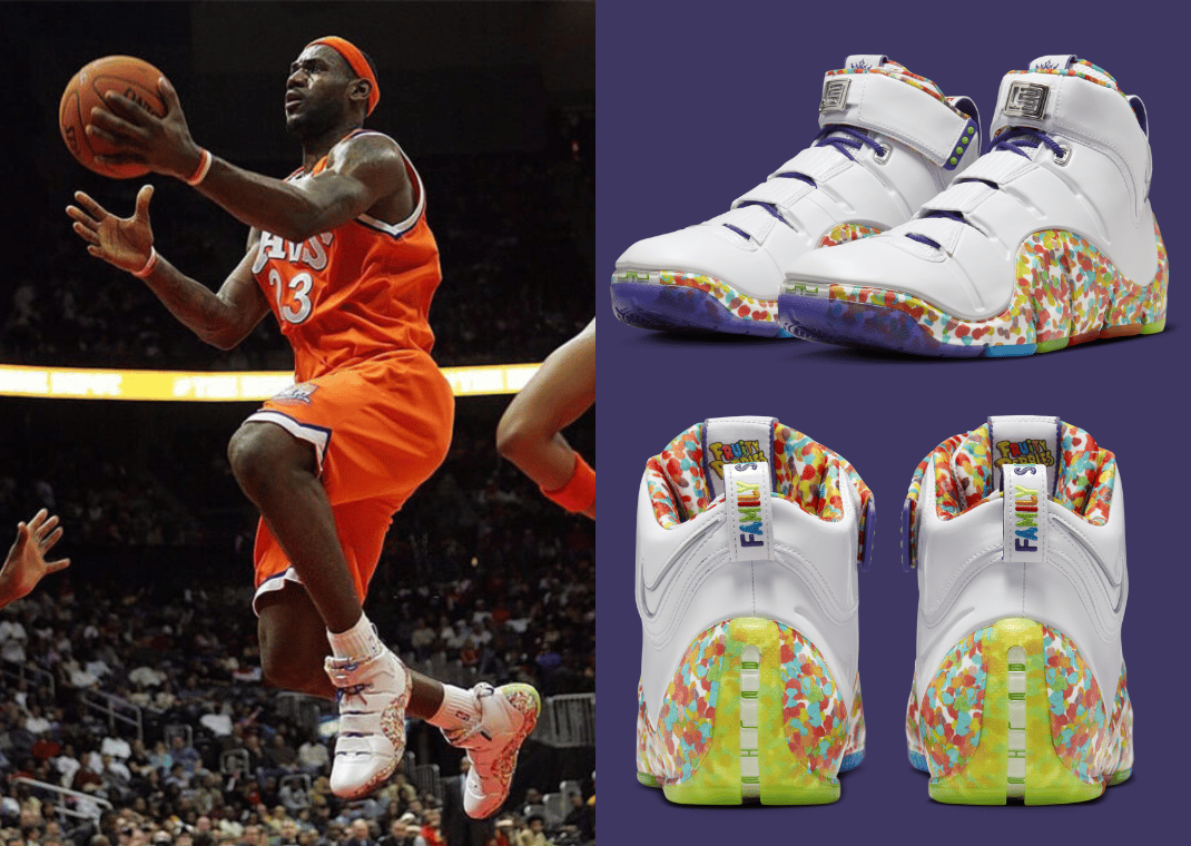 Nike LeBron 4 Fruity Pebbles PE