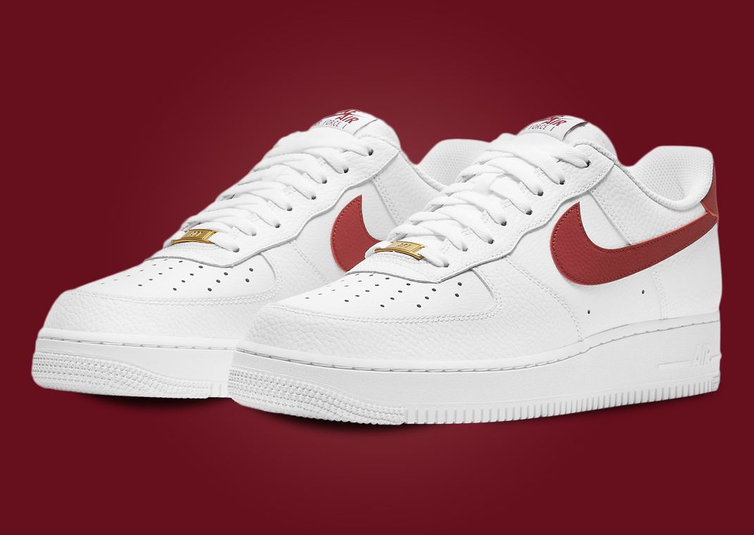 Nike Air Force 1 '07 Low White Team Red