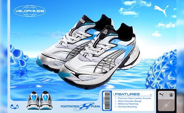 The Footpatrol x Puma Velophasis Releases December 2023