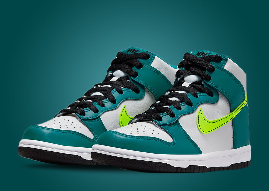 Nike Dunk High Bright Spruce Volt (GS)