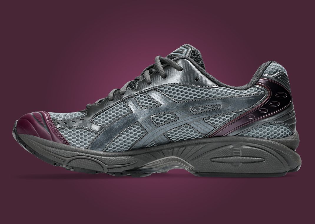 atmos x Asics Gel-Kayano 14 Grey Purple Medial