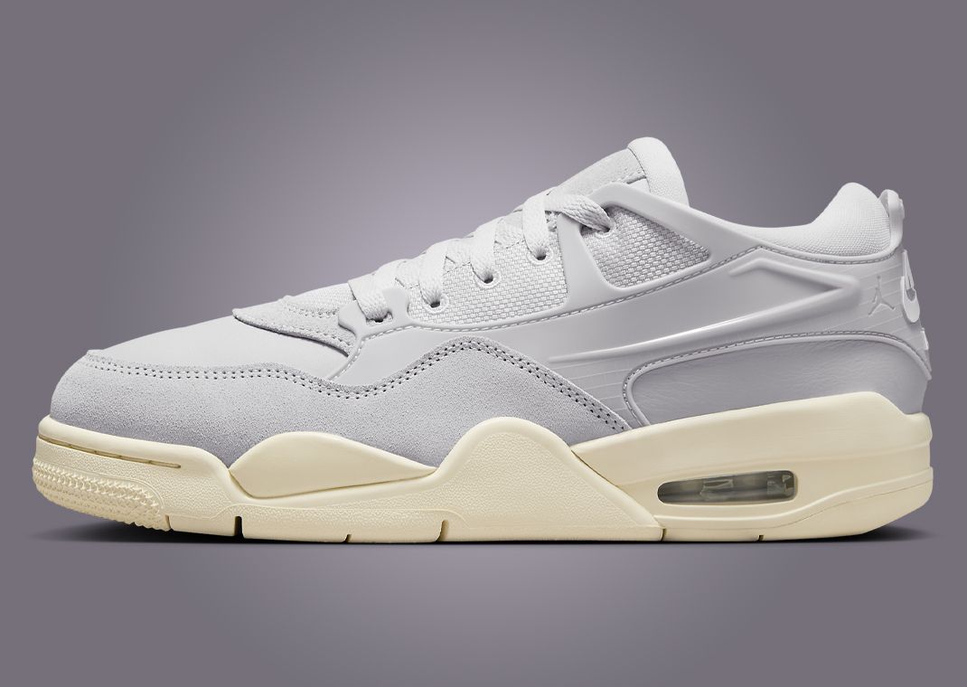 Air Jordan 4 RM Grey Sail (W) Lateral