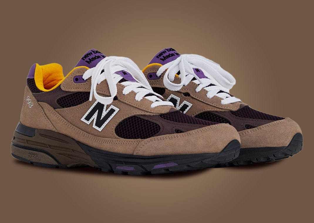 New Balance 993 Made in USA Mushroom Midnight Violet