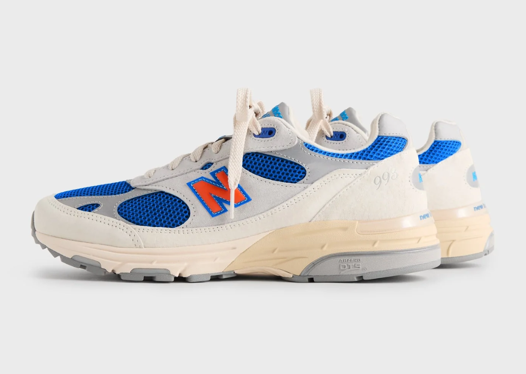 Kith x New Balance 993 Made in USA MSG Ancient Scroll Detail