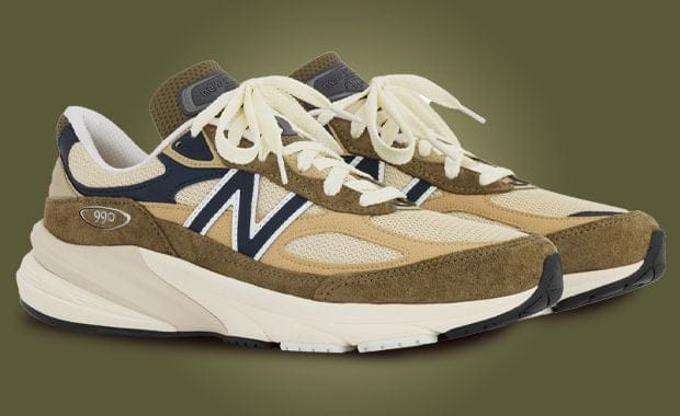 The New Balance 990v6 Made in USA Dark Camo Incense is a Fall Essential