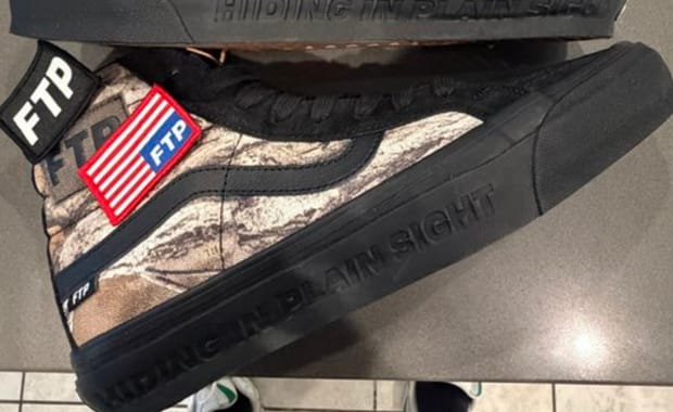 Hiding In Plain Sight: FTP and Vans are Dropping a Camo Sk8-Hi Collab