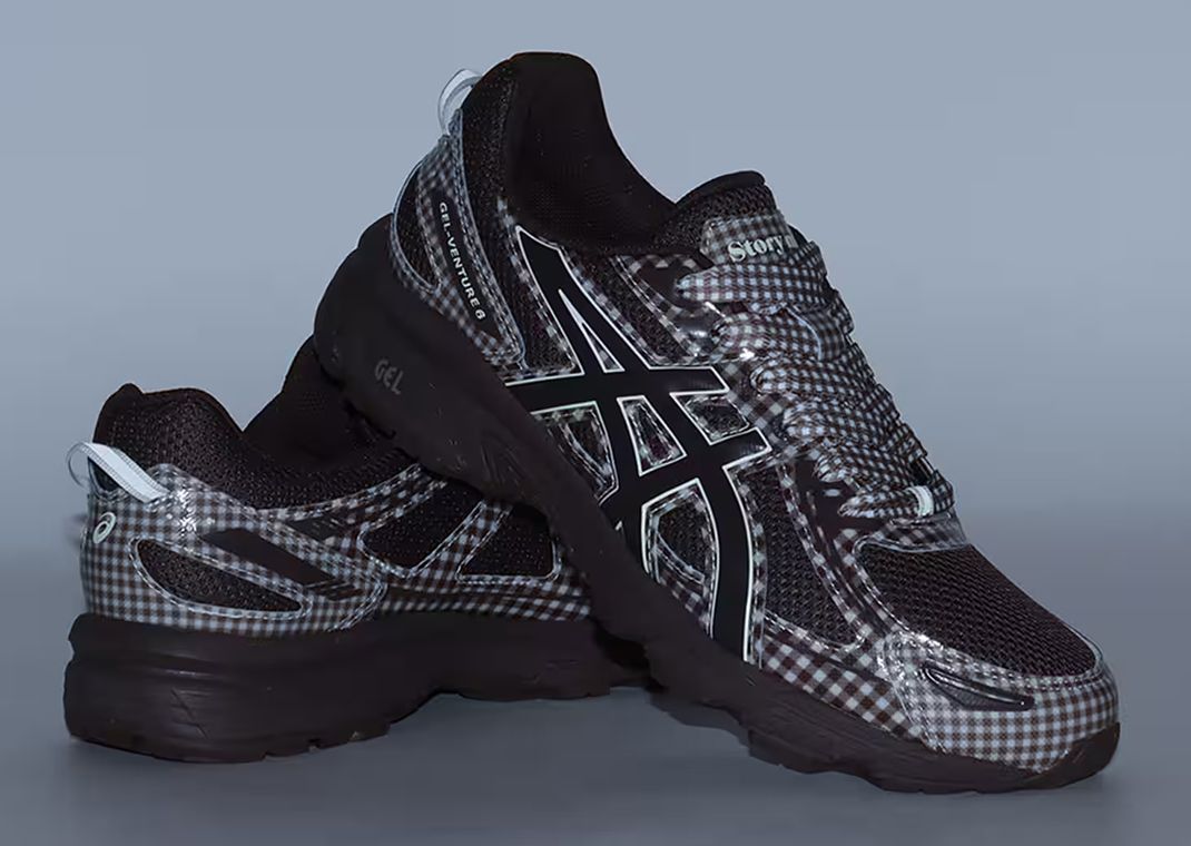 Story mfg. x Asics Gel-Venture 6 Reddish Brown 3M Angle