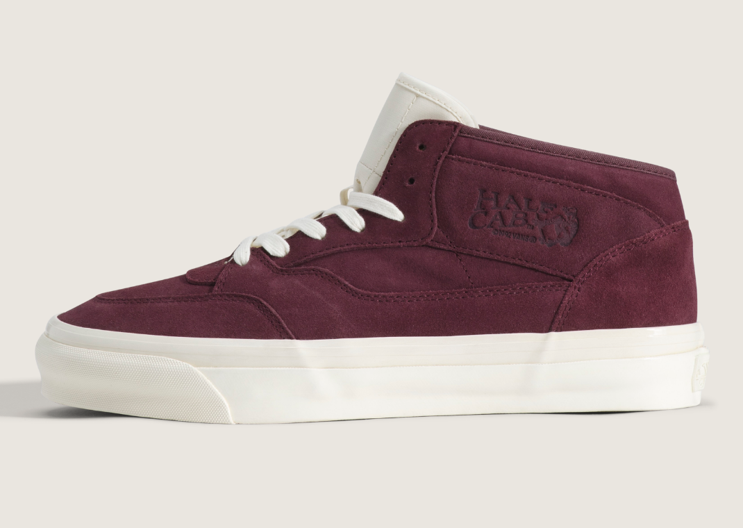 JJJJound x Vans Half Cab Burgundy - Lateral