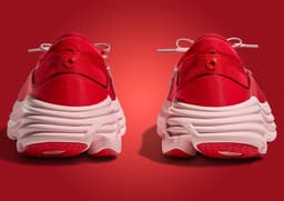 HOKA Bondi Mary Jane Cerise - Back