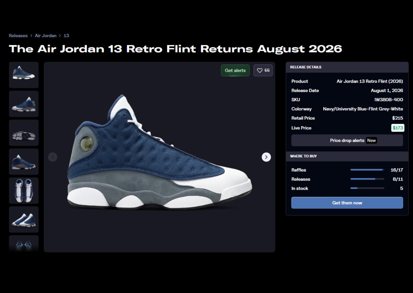 Air Jordan 13 Retro Flint