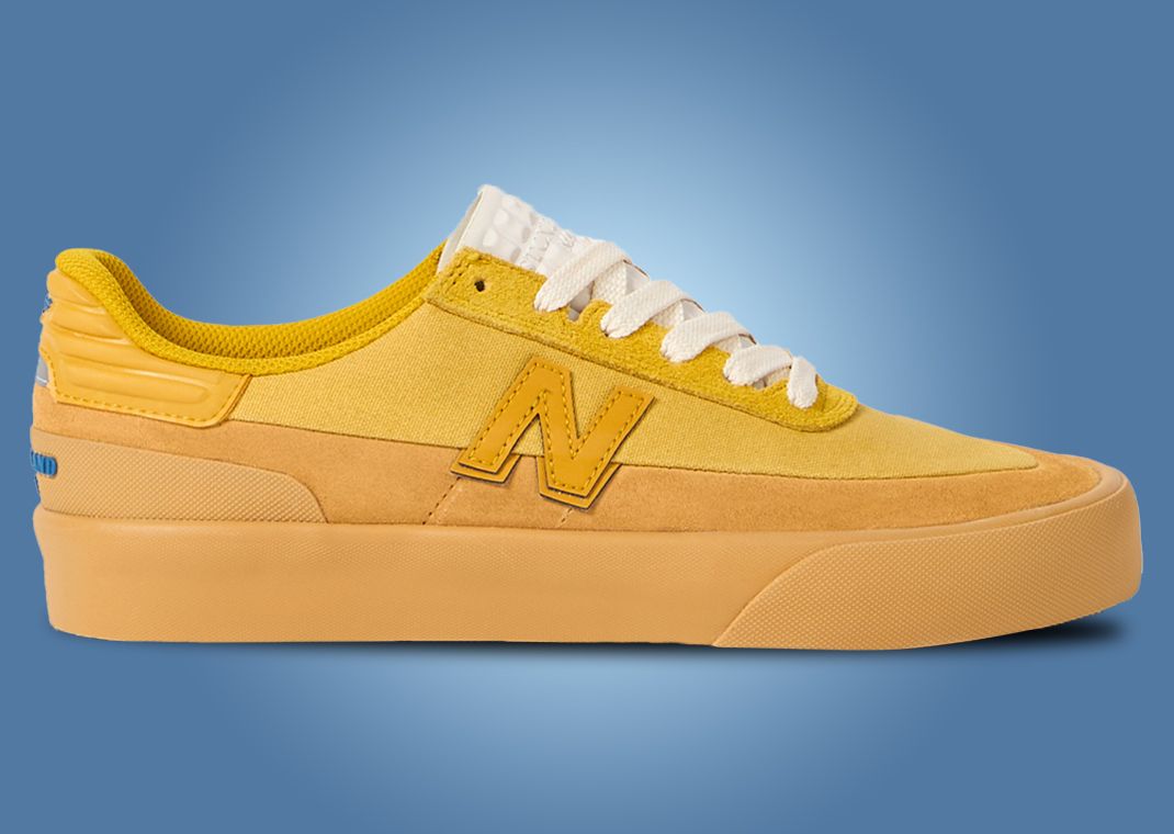 Stone Island x New Balance Numeric 272 Yellow Lateral