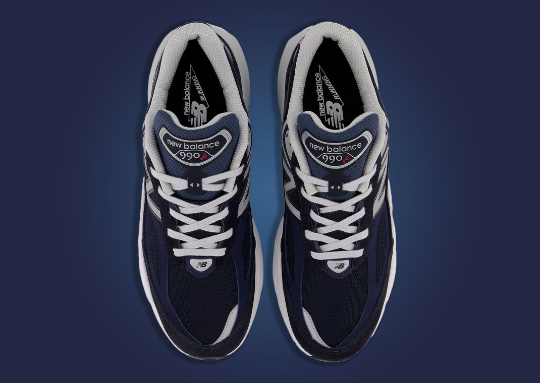 着用2回　New Balance 990V6 26cm Navy New Balance Big Kids FuelCell 990v6 Navy: GC990NV6 - A