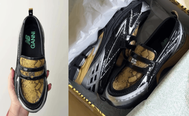 Ganni’s Snakeskin New Balance 1906L Loafer Drops This Week