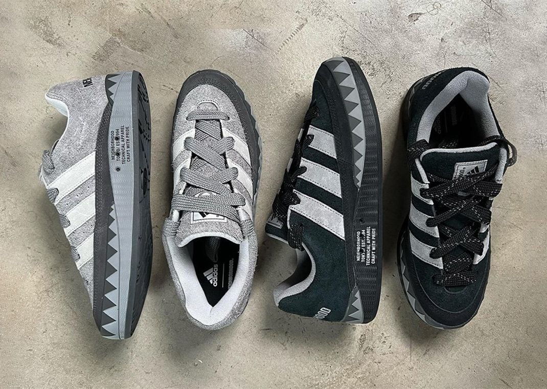 NEIGHBORHOOD x adidas Adimatic Grey and Black