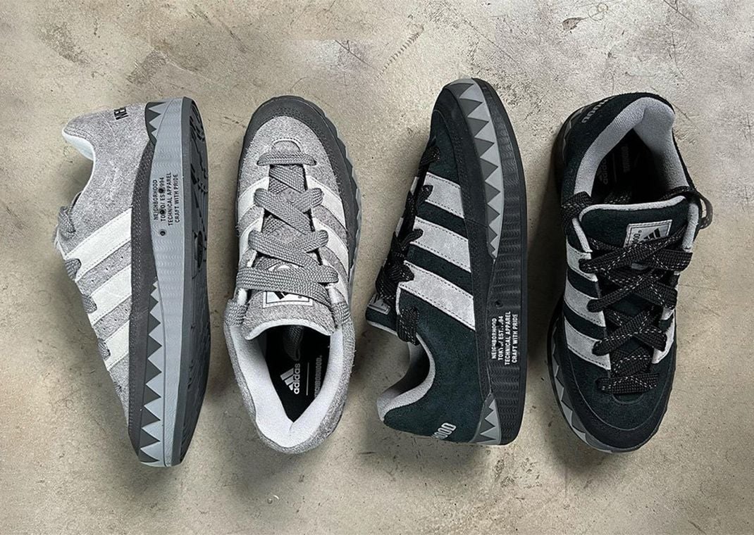 NEIGHBORHOOD x adidas Adimatic Grey and Black