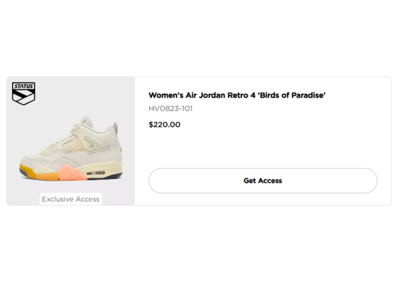 Air Jordan 4 Retro Birds of Paradise (W)