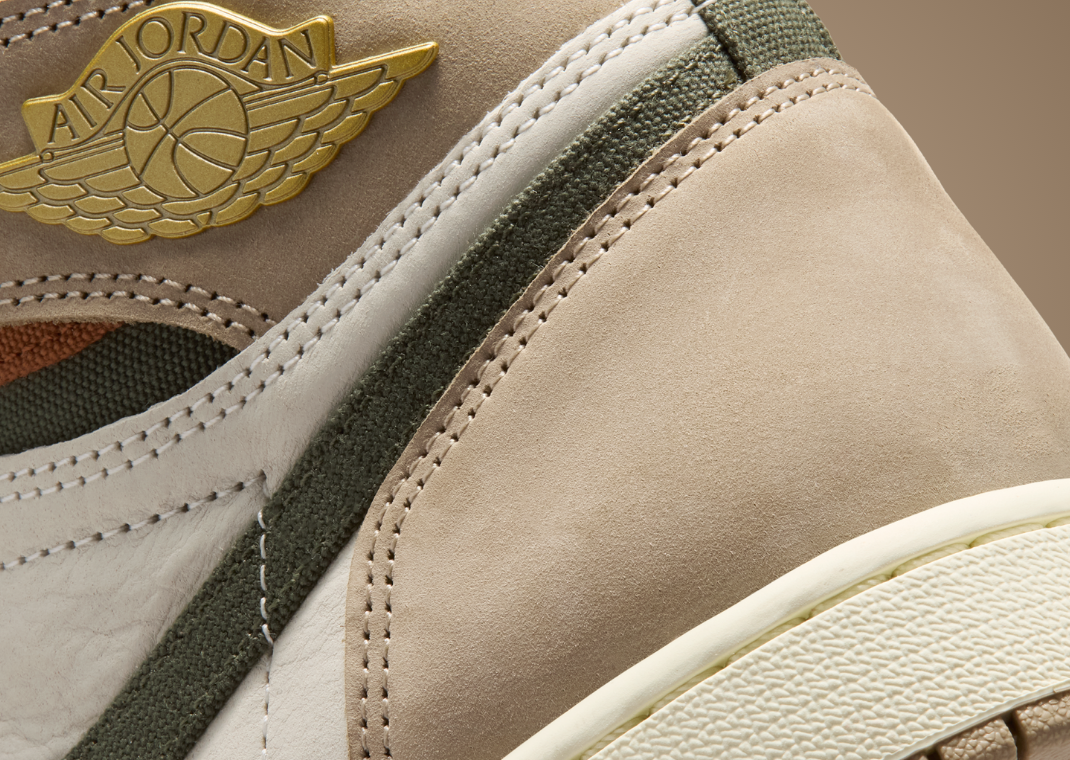 Air Jordan 1 Retro High OG Khaki (W) - Heel Detail