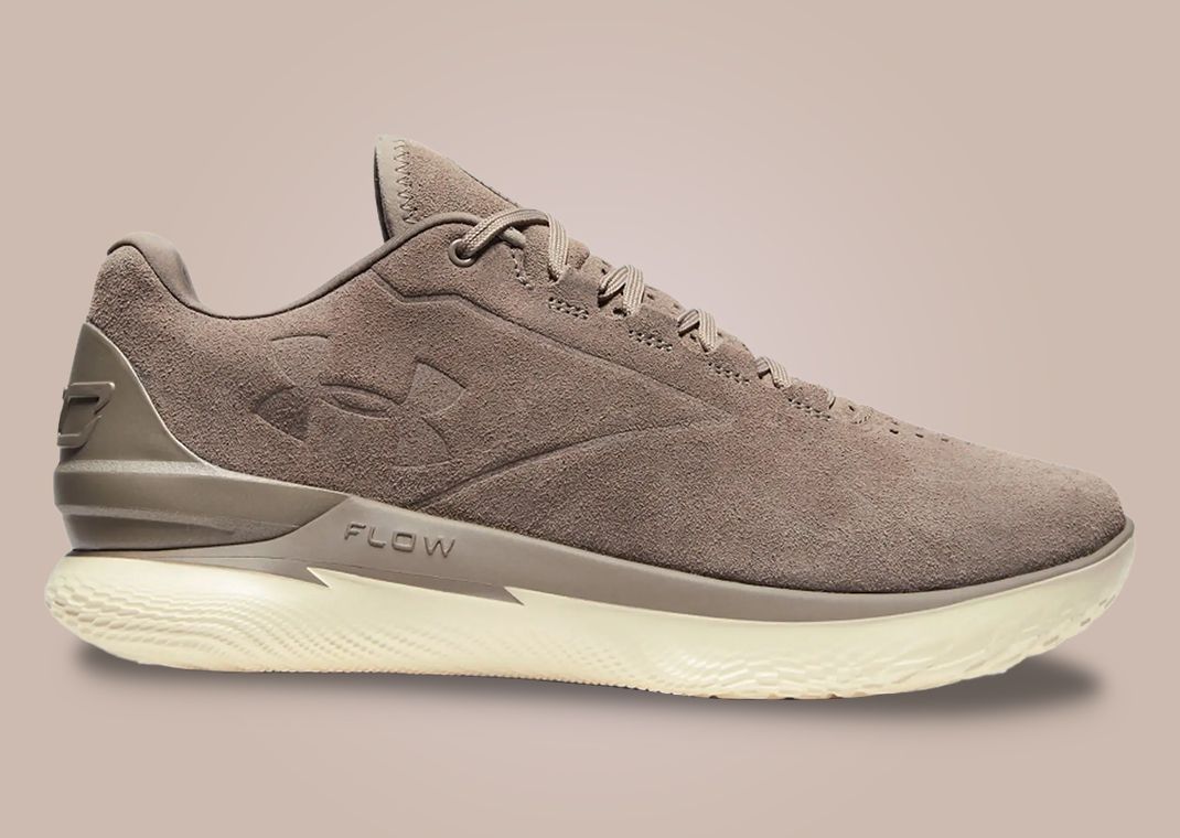 Under Armour Curry 1 Low FloTro Lux Minerals Taupe Dusk Lateral