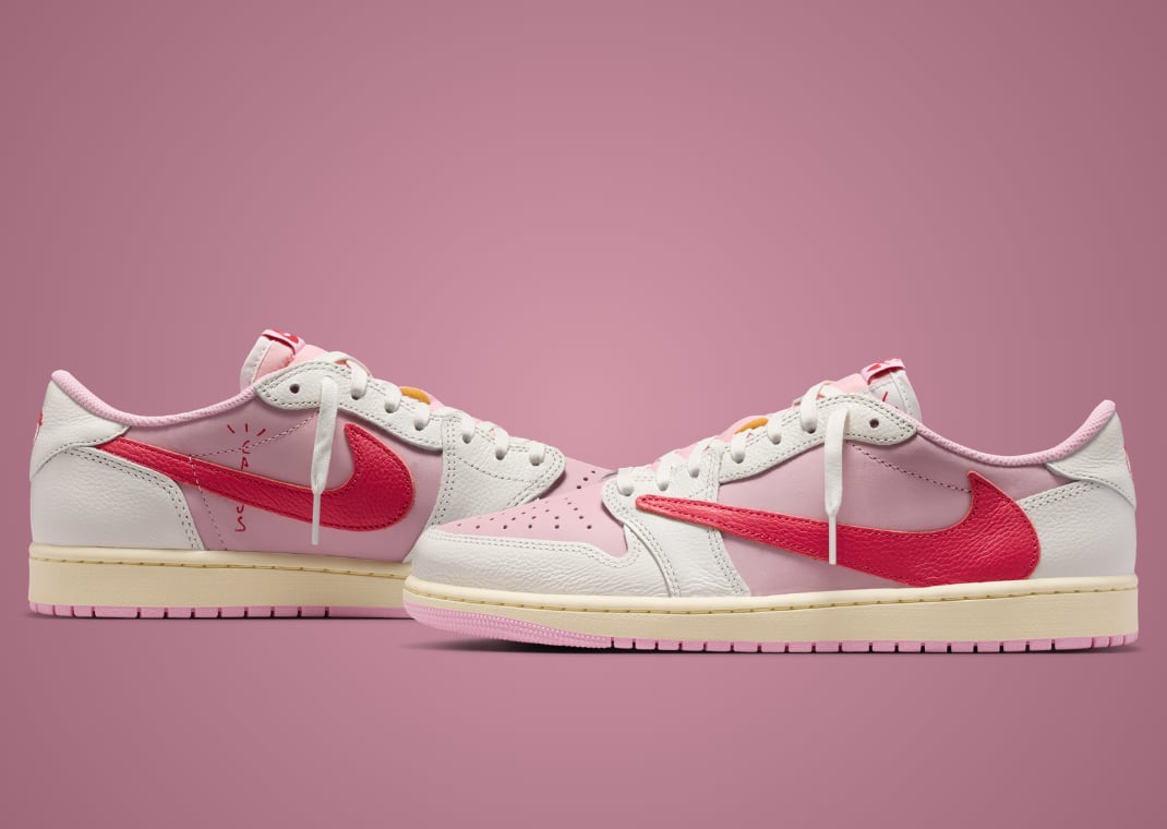 Travis Scott x Air Jordan 1 Retro Low OG Sail Tropical Pink