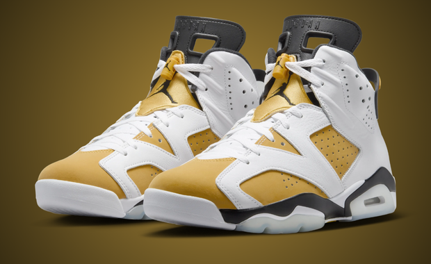 Air Jordan 6 Retro Yellow Ochre Angle