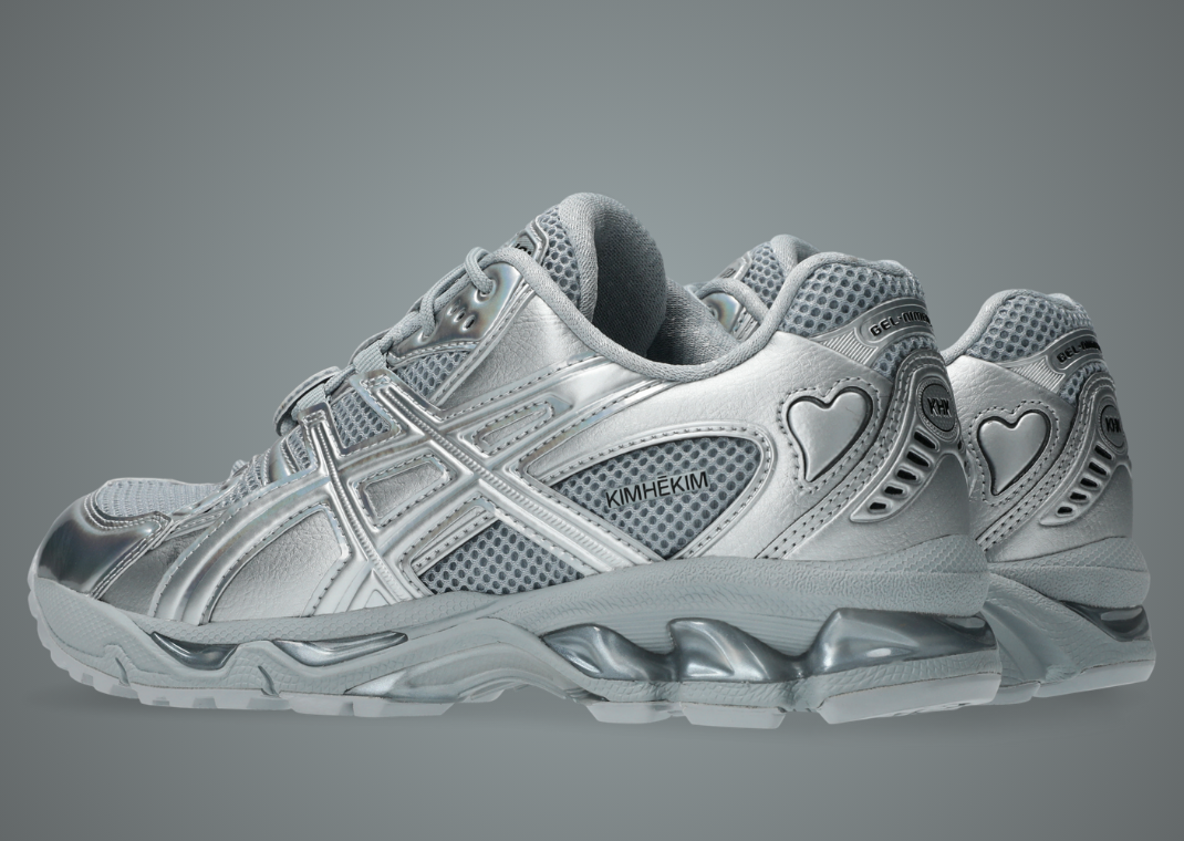 KIMHĒKIM x Asics Gel-Nimbus 10.1 Silver - Back Angle