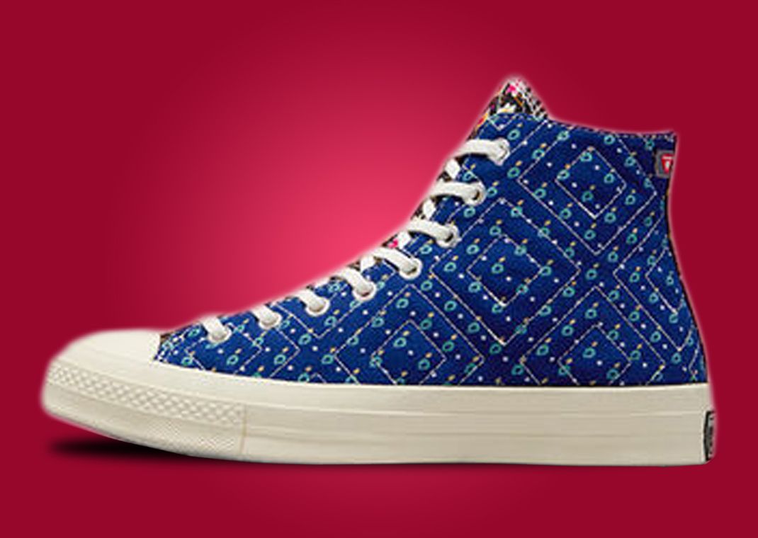 Beyond Retro x Converse Chuck 70 Hi Upcycled Canvas Lateral