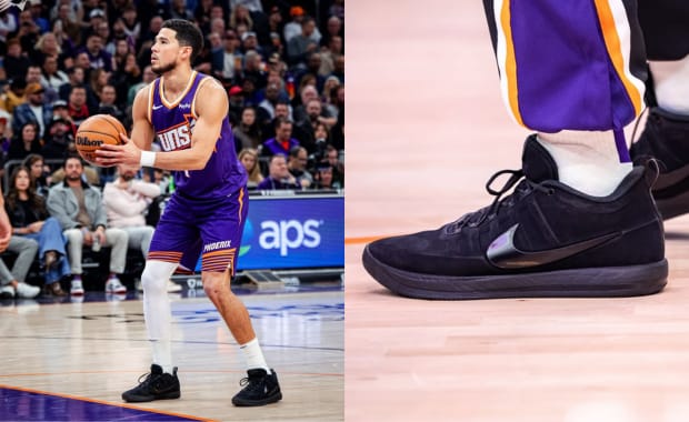 Devin Booker Broke Out a New Triple Black Nike Book 2 Detroit Stomper Colorway 