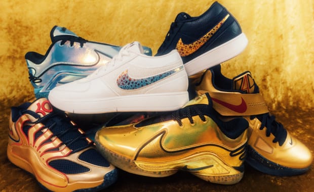 Nike Basketball’s Immortalized Collection Honors LeBron James, Kevin Durant, and Devin Booker’s 2024 Olympic Gold Medal