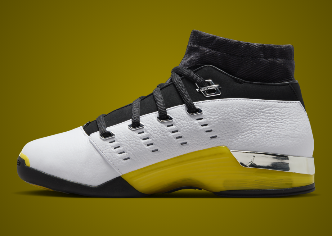 black and yellow jordan 17
