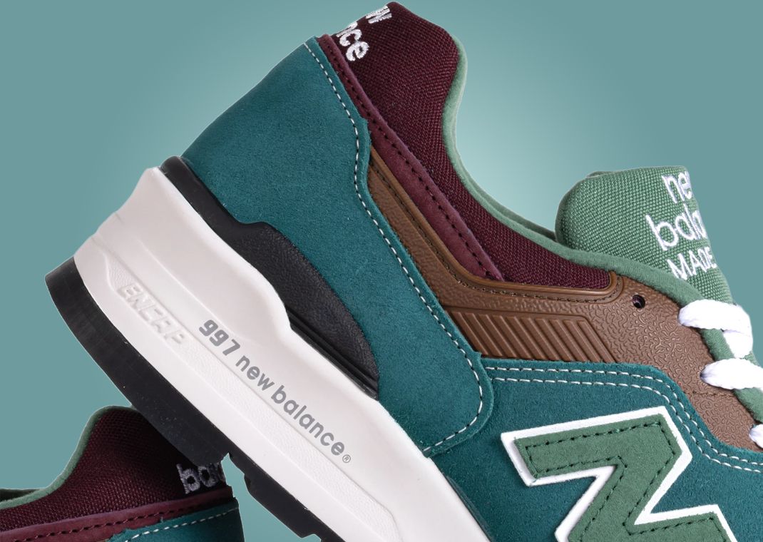 The New Balance 997 Made in USA Vintage Teal Releases November 2024