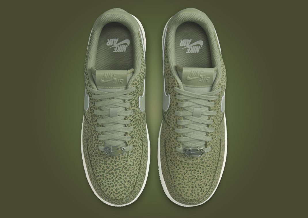 Nike Air Force 1 Low Safari Oil Green (W) Top