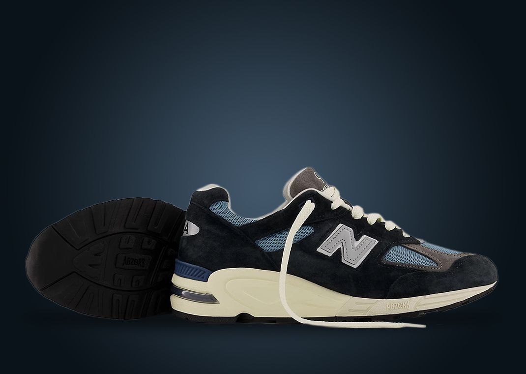 New Balance 990v2 Made in USA by Teddy Santis "Navy Castlerock"