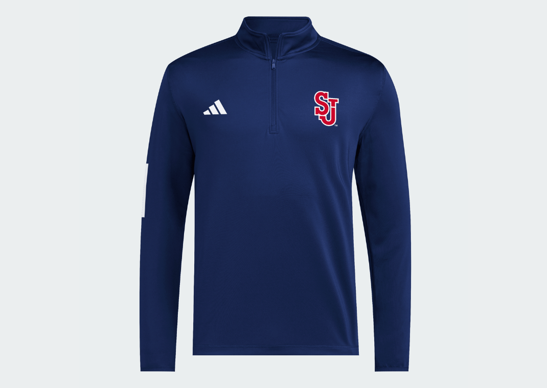 adidas St. John's Half-Zip Golf Pullover Team Navy