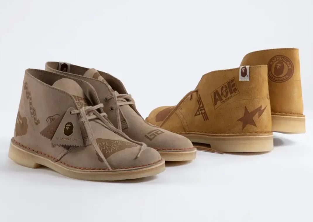 BAPE x Clarks Desert Boot