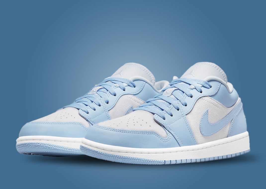 Air Jordan 1 Low "Football Grey University Blue" (W)