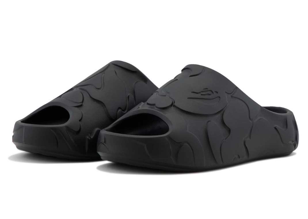 BAPE Slide Black pair