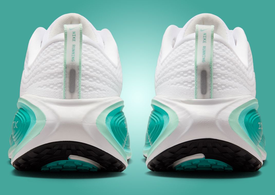Nike Vomero Plus White Bleached Turquoise (W) Heel Detail