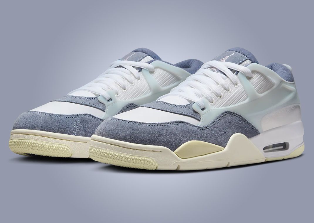 Air Jordan 4 RM White Diffused Blue Ashen Slate Men’s Size 13 Sneakers Shoes Nike Air Jordan 4 RM  main image 4