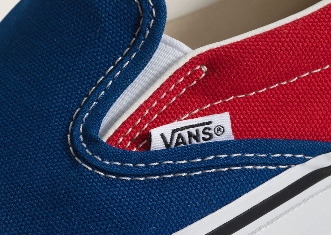 Engineered Garments x OTW by Vans Authentic Red Blue Detail