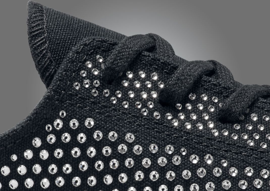Swarovski x Converse Chuck Taylor Ox Black White Detail