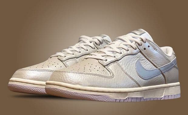 This Nike Dunk Low Gets A Pearl-Like Upper