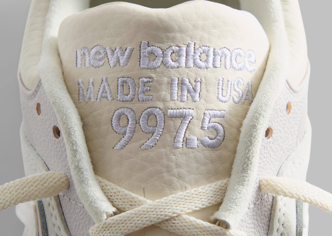 Ronnie Fieg Kith x New Balance 997.5 Easter White Marshmallow Angora Tongue